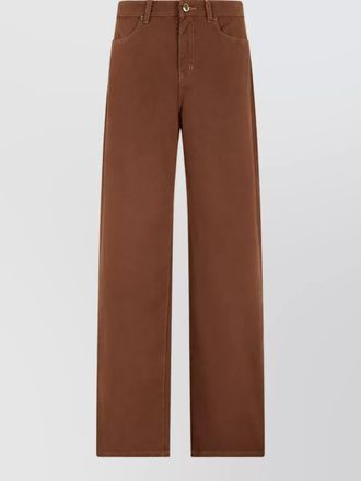 Max Mara high-rise straight-leg denim trousers