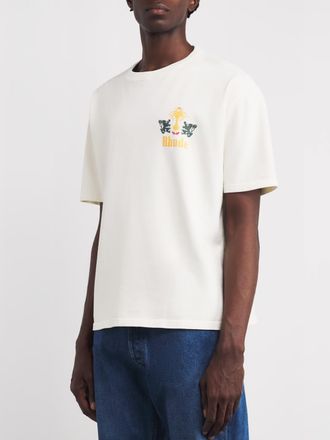 Rhude Mens T-Shirt in White