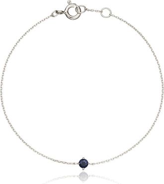 Lily & Roo Silver Small Birthstone Pendant Bracelet
