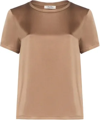 Max Mara Mujer, Camisetas, Marr&oacute;n, Talla: S