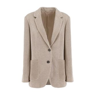 Brunello Cucinelli Mujer, Chaquetas, Beige, Talla: S