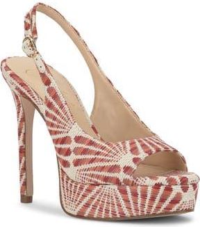 Jessica Simpson Sibilla Slingback Platform Sandal in Orange at Nordstrom Rack, Size 6.5