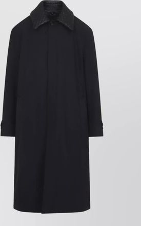 Bottega Veneta wool silk trench coat