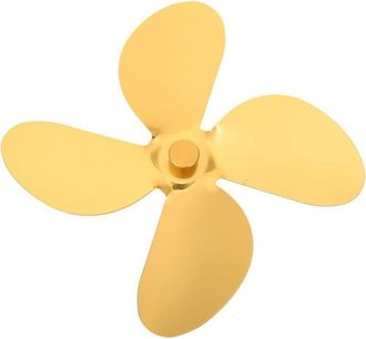 OEM Set Di Pale Per Ventilatore Da Camino, Ricambi Per Ventilatore Da Stufa, Accessori Rossi, Ventilatore Silenzioso Per Riscaldamento, Lega Di Alluminio 