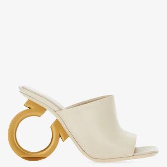 Ferragamo Ferragamo Elina 105 Gancini-Heel Mules