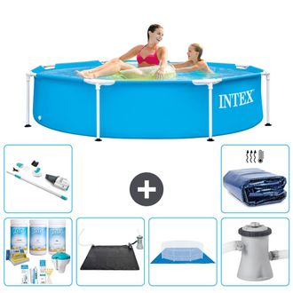 Intex Piscina Con Estructura Redonda - 244x51 Cm - 7-piezas S20399