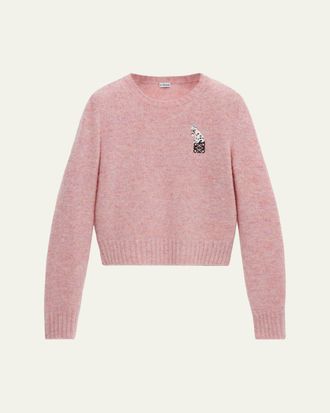 Loewe x Louis Wain Futuristic Cat Embroidered Sweater