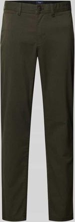 Mc Neal Slim Fit Stoffhose mit Viskose-Anteil in Oliv, Größe 102