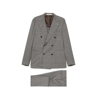 Tagliatore Double-breasted Checked Suit