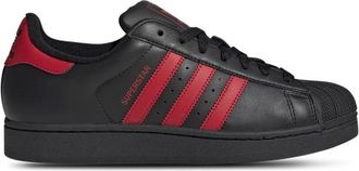 adidas Mens Originals Superstar II - Shoes Core Black/Better Scarlet/Core Black Size 10.0