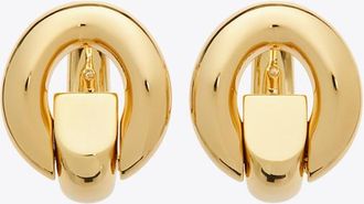 Tory Burch Womens Pierced Hoop Earrings, One Size