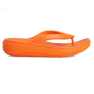 FitFlop Relieff Recovery EVA Womens Toe Post Sandals - Pop Orange - Size:UK 5