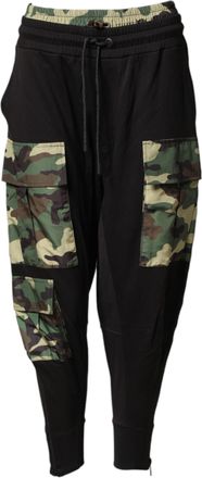 Dolce & Gabbana Multicolor Camouflage Cargo Jogger Men Mens Pants