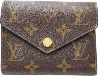 Louis Vuitton Monogram Brown Monogram Canvas Wallet (Tri-Fold) (Pre-Owned)