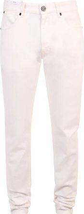 Pantaloni Torino Witte Denim Jeans voor Mannen - Heren - Slim Fit Jeans - Wit - W36 - Denim - Jeans