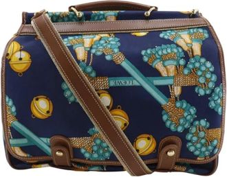 Loewe Pre-owned Canvas Schoudertas - Dames - Vintage Handtas - Blauw - ONE Size - Vintage