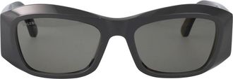 Balenciaga Stijlvolle zonnebril Bb 0397Sa - Dames - Zonnebrillen - Grijs - 54 MM - Accessoires