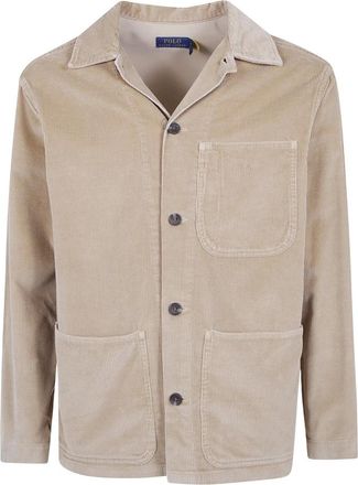 Polo Ralph Lauren Jassen, Heren, Beige, M, Woven Sport Shirt