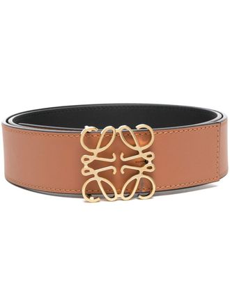 Loewe Leren gespriem - Bruin