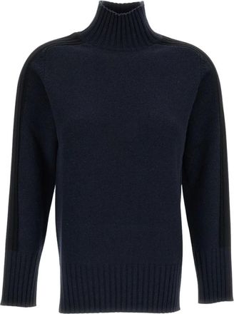 Lorena Antoniazzi Truien & Vesten, Dames, Blauw, XS, Gebreide coltrui