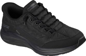 Skechers Contour Foam Cozy Fit Textile Womens Black Standard Trainers - Size UK 7