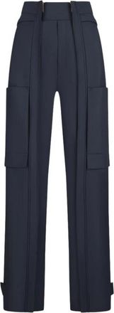 Darkpark Wijde Broek - Dames - Wijde Broeken - Blauw - 2XS - Katoen - Broeken