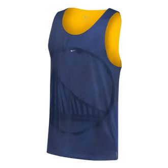 Nike Golden State Warriors Standard Issue Jersey Rush Blue Amarillo II5562-495