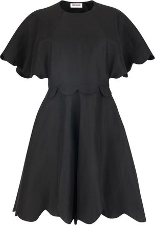 Rosie Assoulin Buttercup mini-jurk met gewelfde afwerking - Zwart