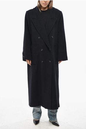 IVY OAK Double-breasted CLEMENCE Wool Blend Coat size L