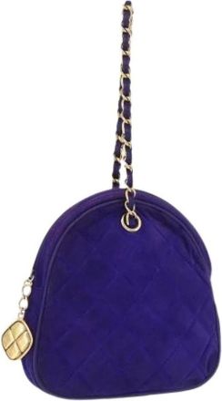 Chanel Pre-owned Mini Bags, female, Purple, Size: ONE SIZE Pre-owned Vintage Mini Hand Bag