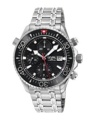 Gevril Group Mens Hudson Yards Chronograph Watch