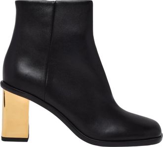Chlo&eacute; Schoenen, Dames, Zwart, 39 1/2 EU, Leer, Stivaletto