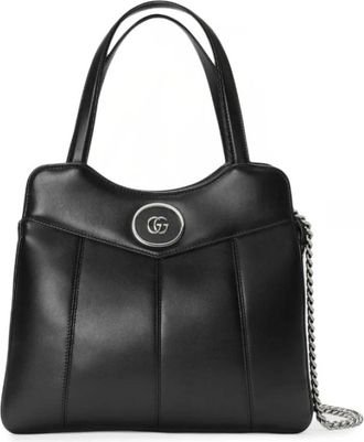 Gucci Small GG Tote Bag - Dames - Handtassen - Zwart - ONE Size - Leer - Tassen