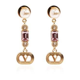 Valentino Garavani Cystal Oorbellen - Dames - Oorbellen - Geel - ONE Size - Accessoires