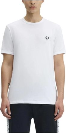 Fred Perry T-Shirt - Heren - T-shirts - Wit - XL - Katoen - Tops
