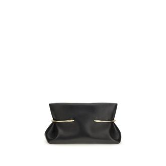 Givenchy Black Napa Leather / Calf Bos Taurus Clutch Womens Bag