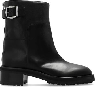 Jimmy Choo London Enkellaarsjes Brooklyn - Dames - Enkellaarsjes - Zwart - 41 EU - Leer - Schoenen