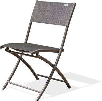 DCB Garden Dcb Garden - C43 - Silla De Jard&iacute;n Plegable De Aluminio Y Lona De Pl&aacute;stico
