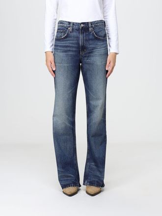 A Gold E Jeans flared Kick a vita alta in denim di cotone a 5 tasche