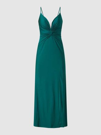 Luxuar Luxuar Abendkleid mit Drapierung in Gruen, Größe 36
