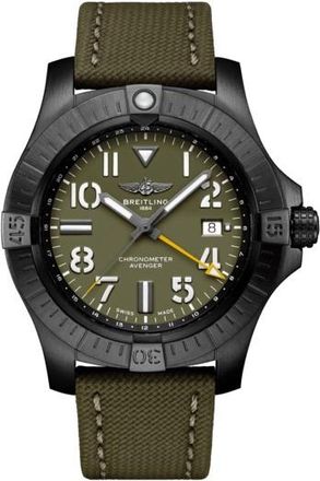 Breitling Avenger Automatic Chronometer Green Dial Mens Watch V323952A1L1X1