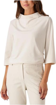JapanTKY Japan Tky, Dames, Blouses & Shirts, Beige, Maat: M Polyamide