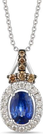 Le Vian 14K 1.00 Ct. Tw. Diamond & Ceylon Sapphire Pendant