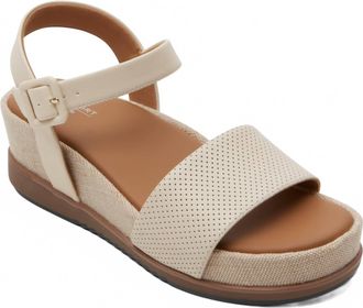 Rockport Womens Delanie Sandal In Vanilla