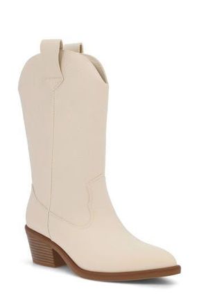 Mia Faylinn Western Boot in Ivory at Nordstrom Rack, Size 9
