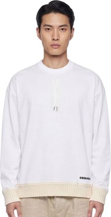 Dsquared2 White Full Sleeves T-Shirt
