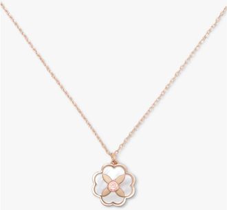 Kate Spade New York Womens Heritage Bloom Pendant - Pink - One Size
