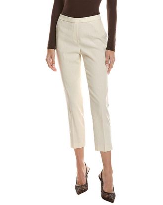 Theory Crop Linen-Blend Pant