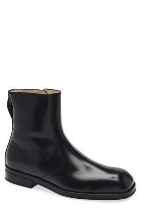 Christophe Lemaire Zipped Ankle Boot in Black at Nordstrom, Size 12Us