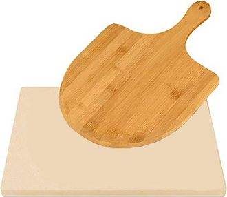 OEM Kit De Accesorios Para Pizza, 38x30x1,1 Cm, Amarillo/marr&oacute;n
